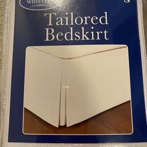 Whistles White Tailored Bedskirt